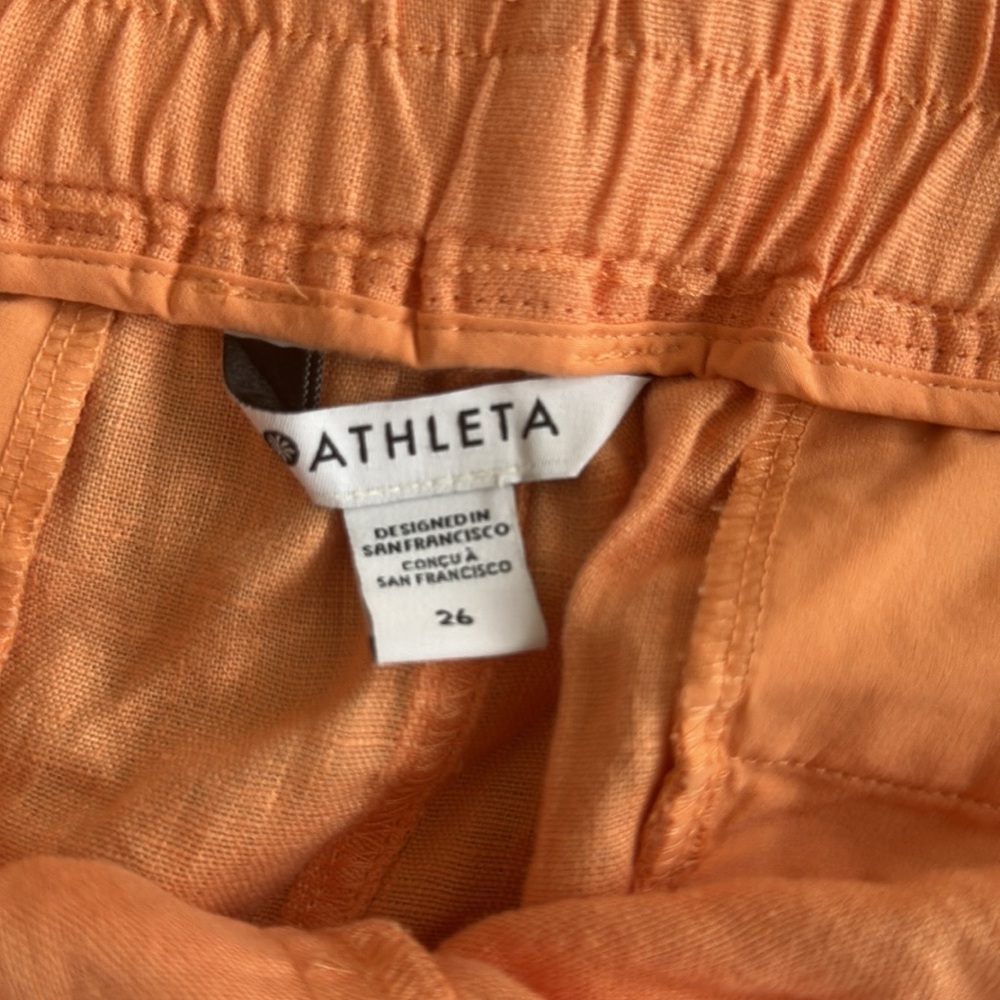 Athleta Cabo Linen 4” Cargo Shorts - Picture 5 of 6